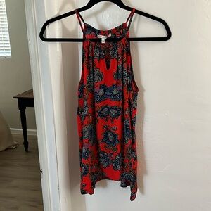 Paisley Pattern Tank Top